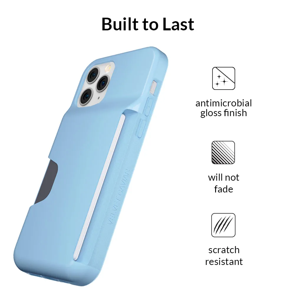 Light Blue iPhone Wallet Case