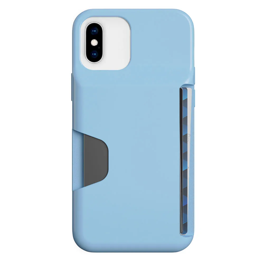 Light Blue iPhone Wallet Case