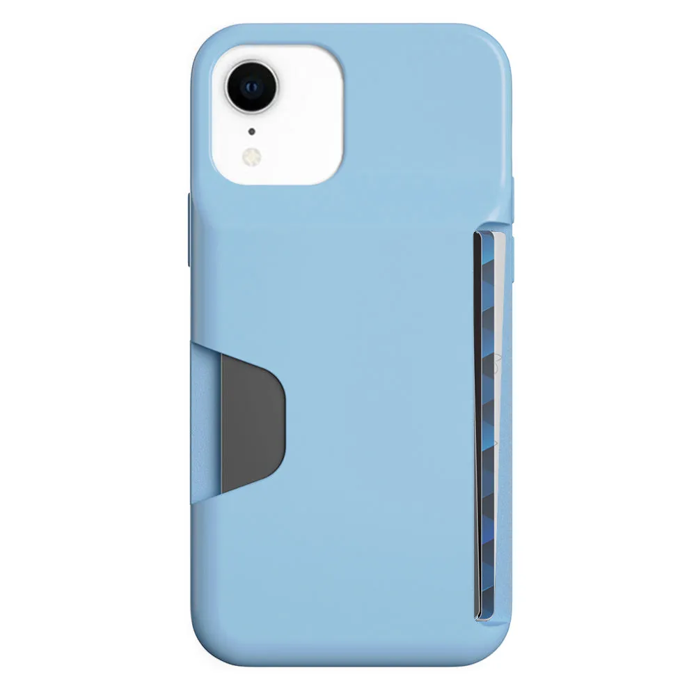 Light Blue iPhone Wallet Case