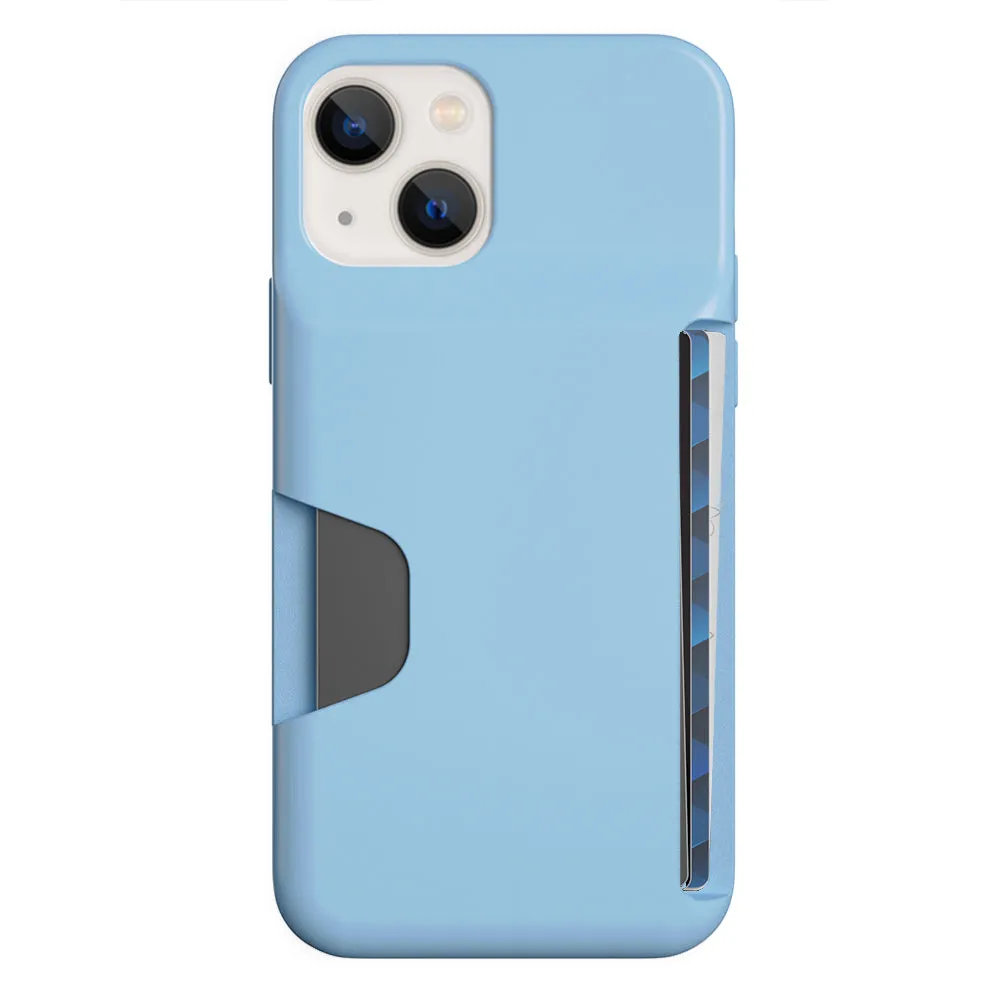 Light Blue iPhone Wallet Case