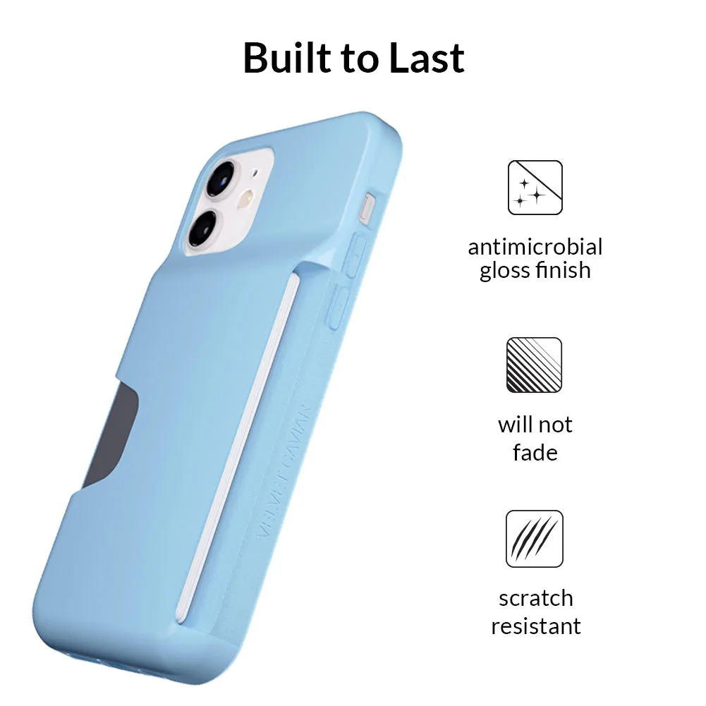 Light Blue iPhone Wallet Case