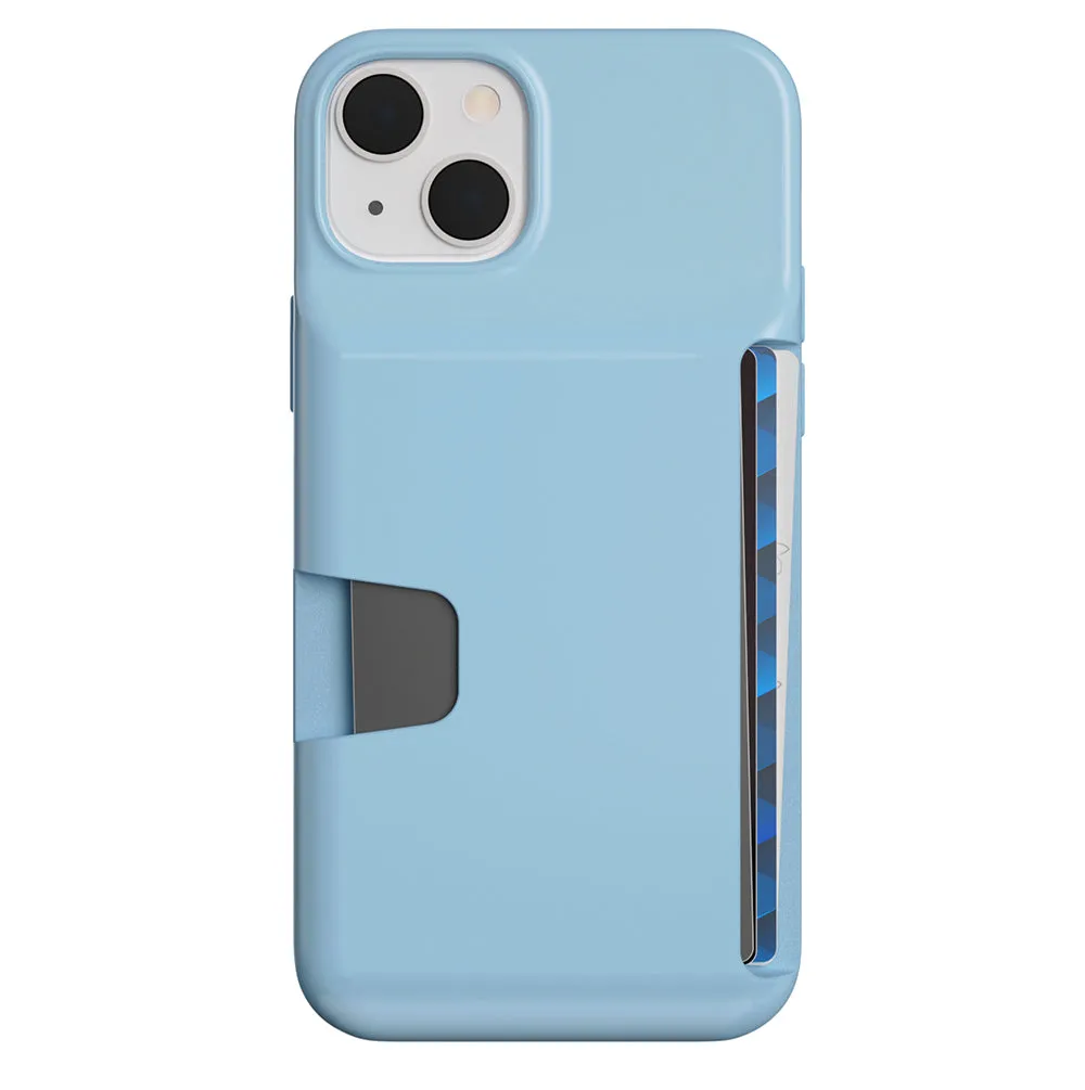 Light Blue iPhone Wallet Case