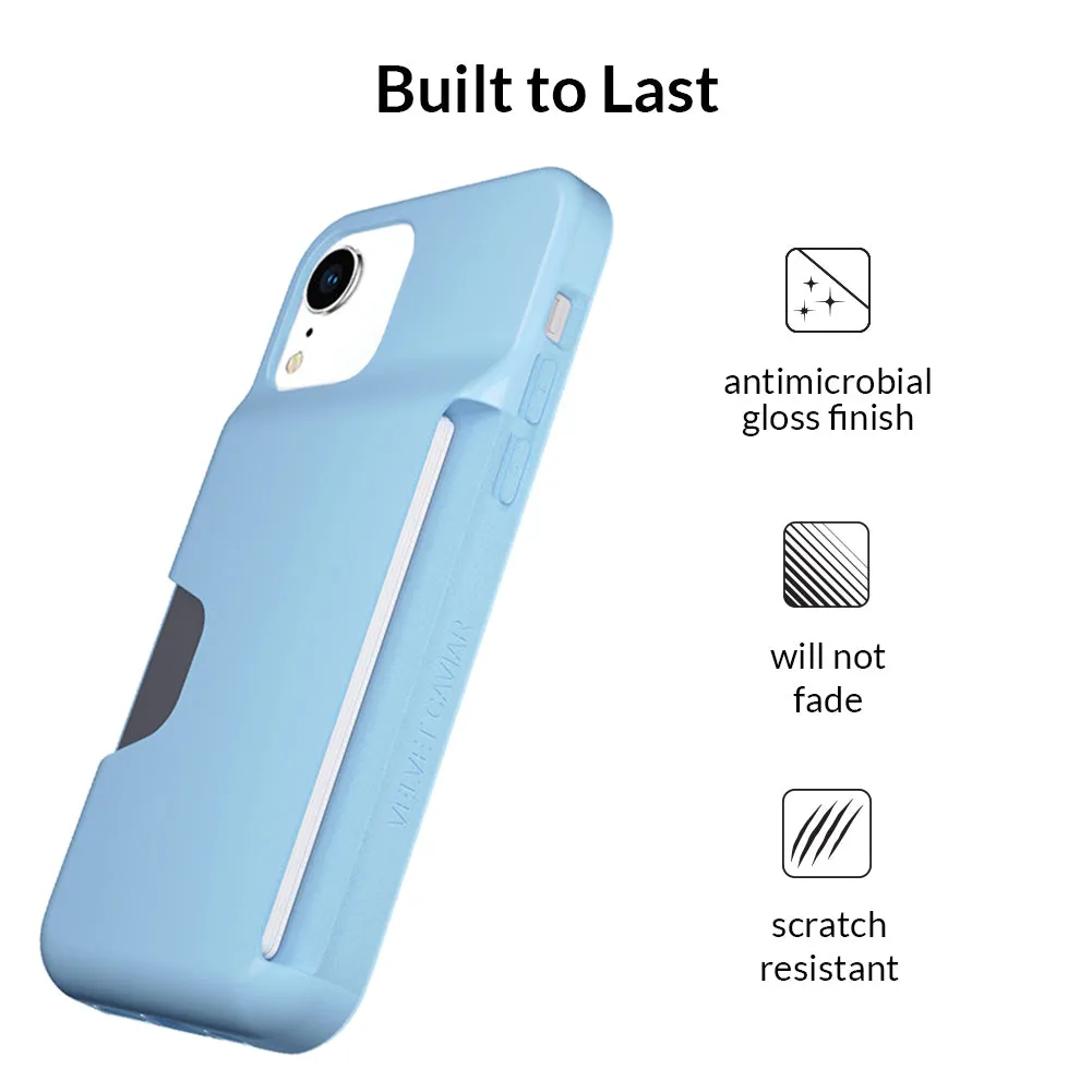 Light Blue iPhone Wallet Case