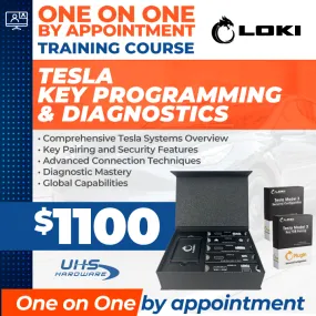 LOKI - Live Online Training Course - Tesla Key Programming and Diagnostics Training Course - 1 on 1 Live Training