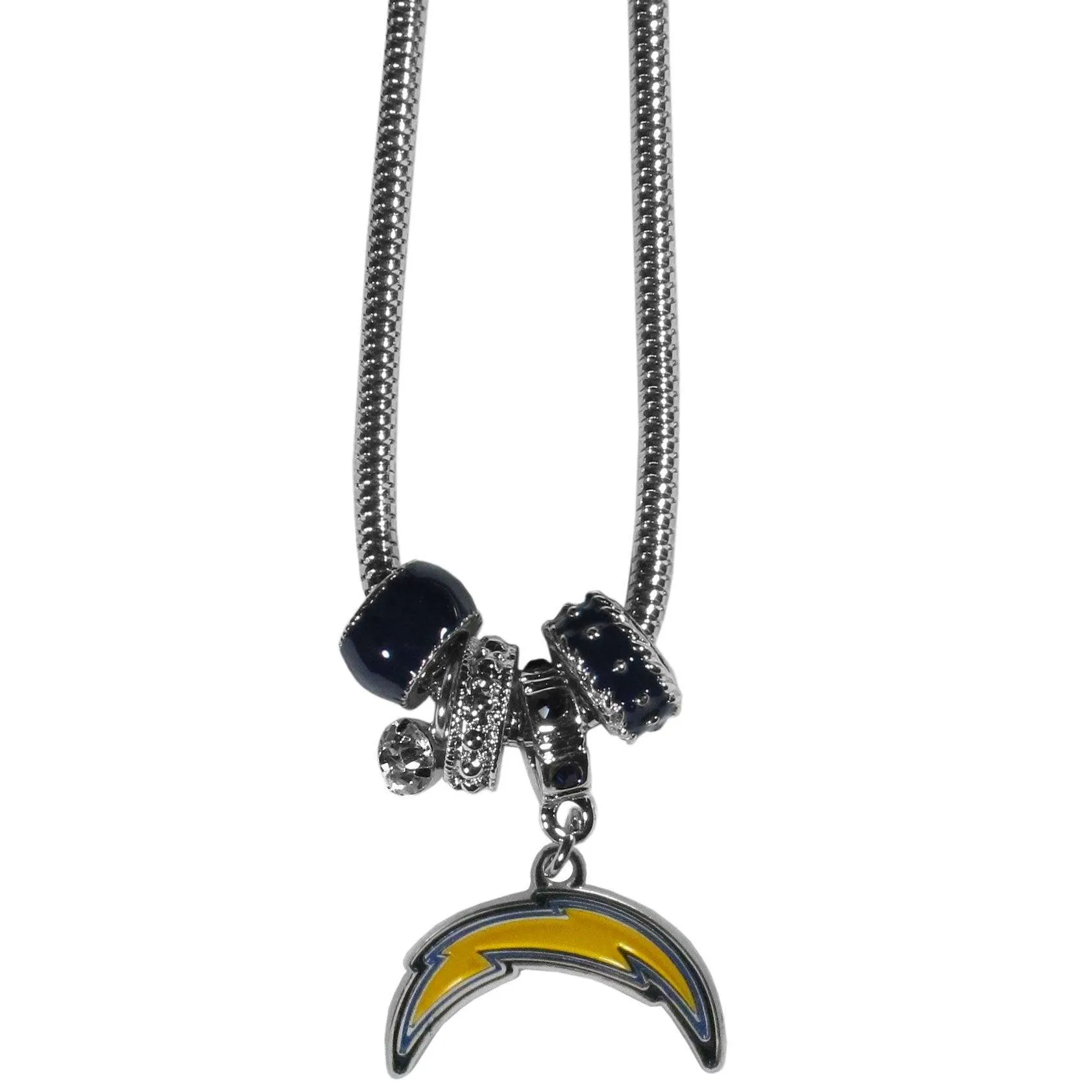 Los Angeles Chargers Euro Bead Necklace