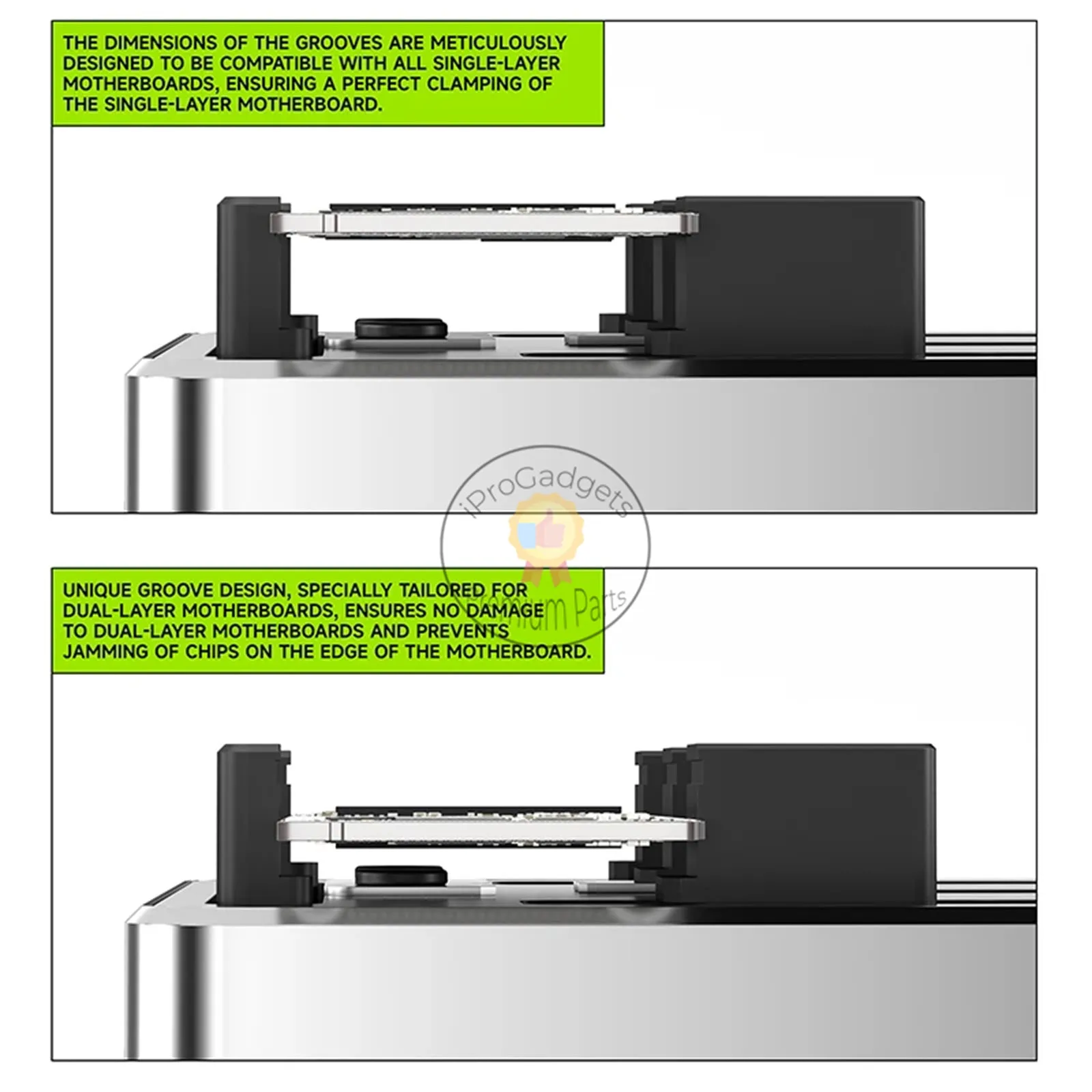 Luowei LW-AP02 Triaxial High-Temperature Carbon Fiber PCB Fixing Holder BGA Fixture Phone IC Chip Soldering Repair Clamping