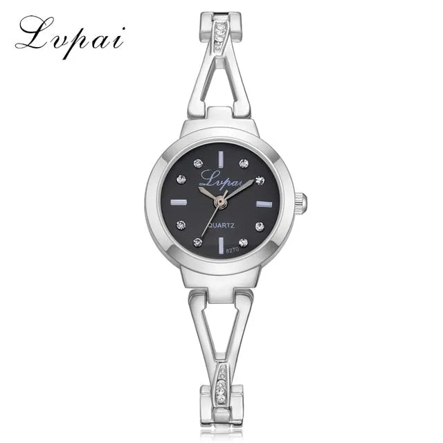 Luxury Bracelet Women Dress Watches Fashion Quartz Crystal Watches Lvpai Brand Ladies Casual Dress Sport WristWatch