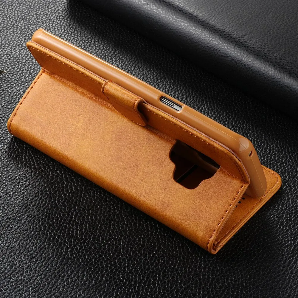 Luxury Leather Flip Case For Samsung Galaxy S9 S9 Plus Soft Silicone Cover Card Holder Wallet Case For Samsung S9 Plus Coque