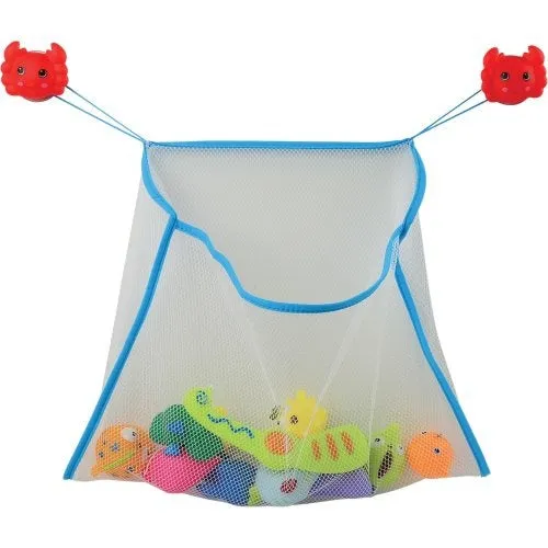 Magnetic Bathtub Fishing Game with 10 Soft Sea Creatures, Fishing Pole & Draining Net