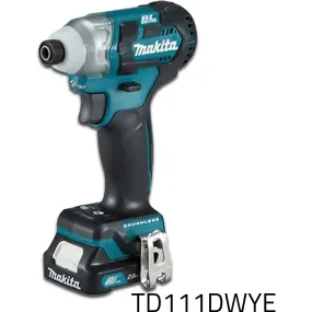 Makita TD111DWYE 12V Cordless Impact Driver 135Nm CXT [Bare]