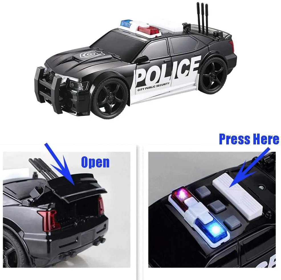 Maxx Action Light & Sound Emergency Rescue Vehicle- Police