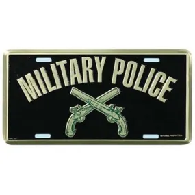 Military Police License Plate