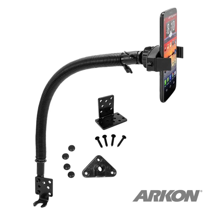 Mobile Grip 2 Seat Rail or Floor Car Mount for iPhone, Galaxy, Note, and more