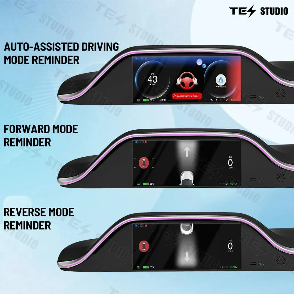 Model 3 Highland(2024) FY9C Integrated Tesla Digital Dashboard Tesstudio®