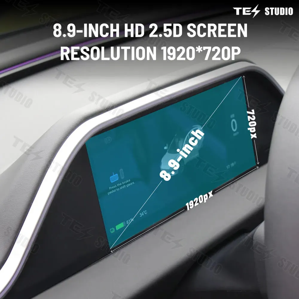 Model 3 Highland(2024) FY9C Integrated Tesla Digital Dashboard Tesstudio®