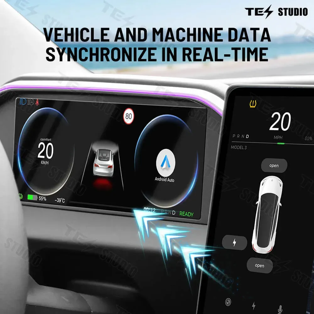 Model 3 Highland(2024) FY9C Integrated Tesla Digital Dashboard Tesstudio®