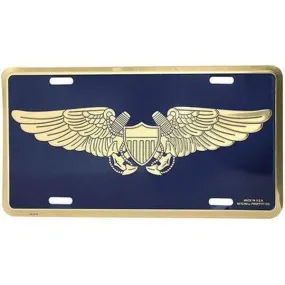 Navy Flight Officer License Plate