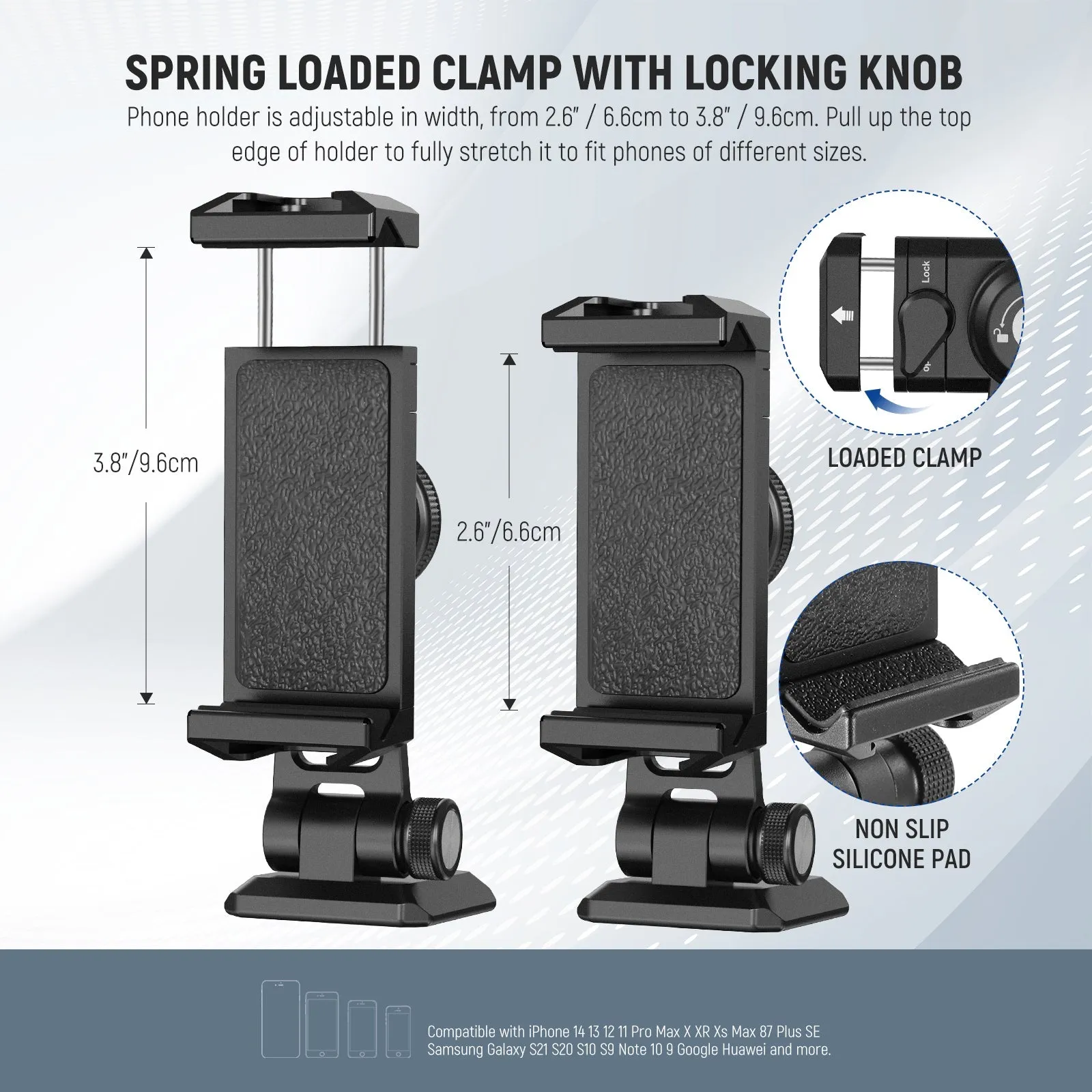 NEEWER SP-02 Smartphone Holder Tripod Mount Adapter