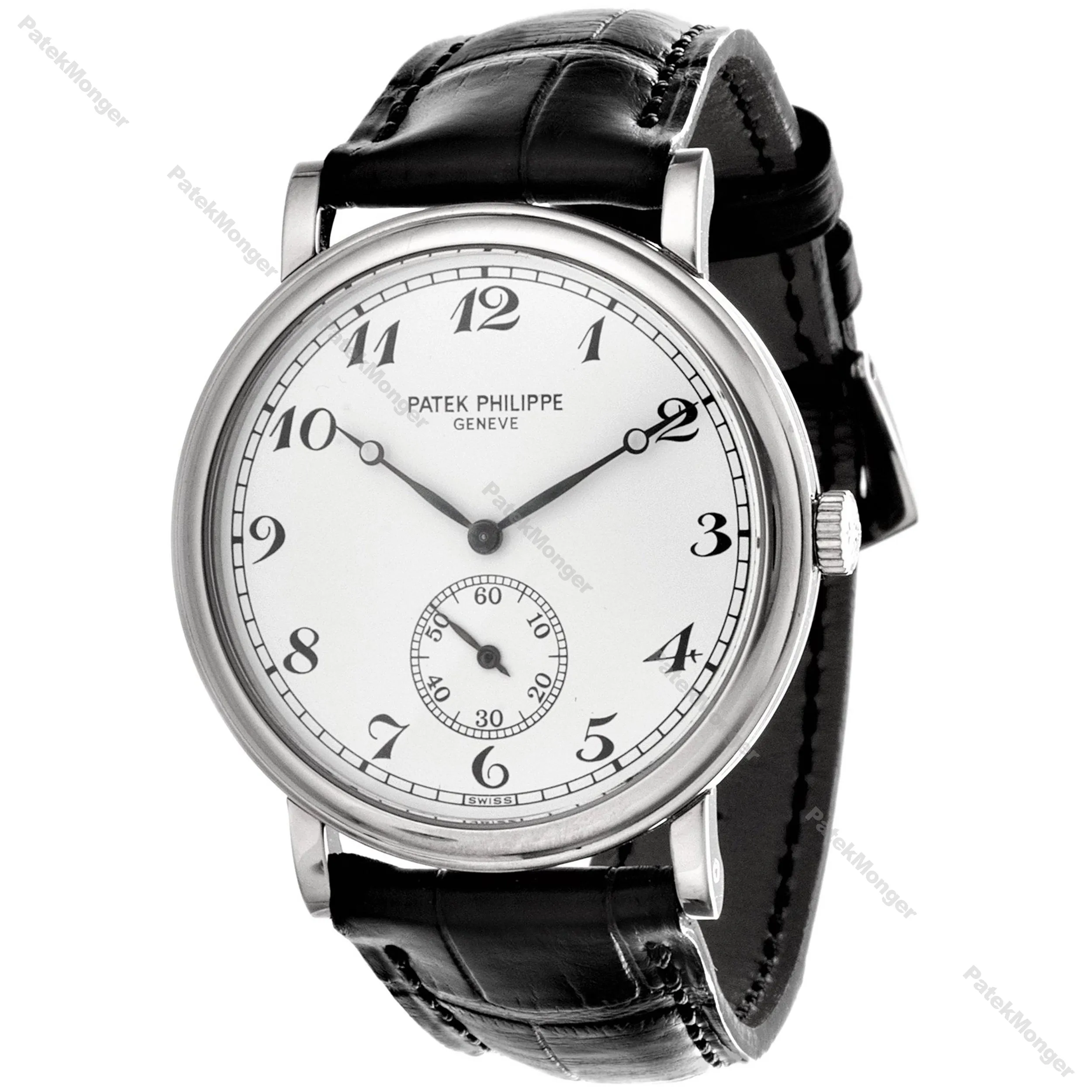 Patek Philippe 5022G Calatrava Officers Case Watch circa 2000