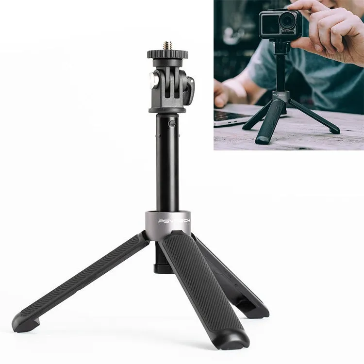 PGYTECH P-GM-117 Action Camera Tripod Extension Selfie Stick for DJI Osmo Action(Black)