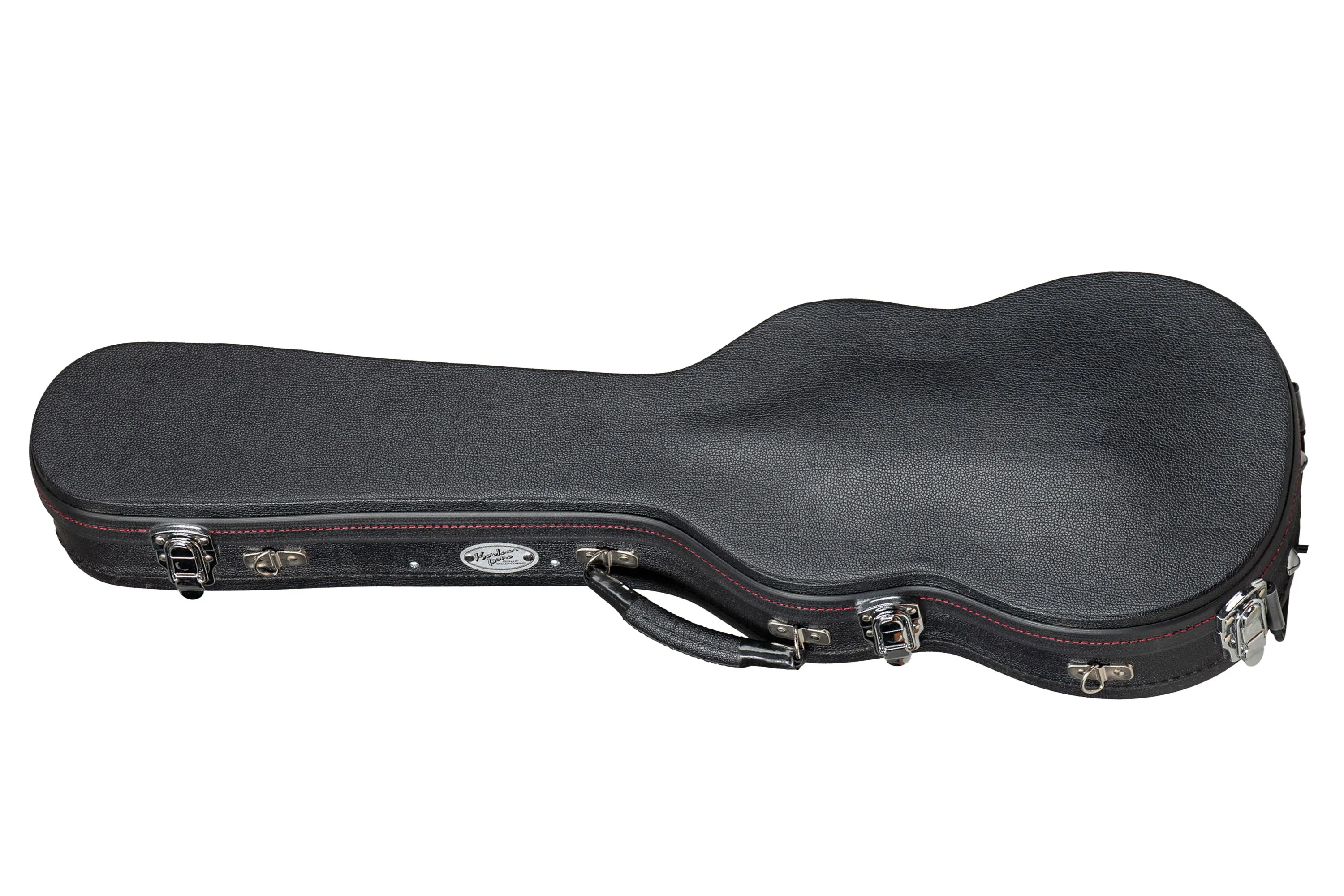 Pono Ko'olau Black Deluxe Archtop ULN4-2 Baritone Ukulele Hard Case "Millie" - Discounted