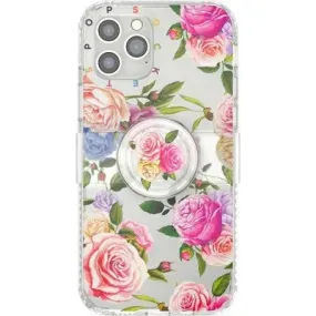 PopSockets PopCase Apple iPhone 12 Pro Max PopGrip Slide Case  - Vintage Floral