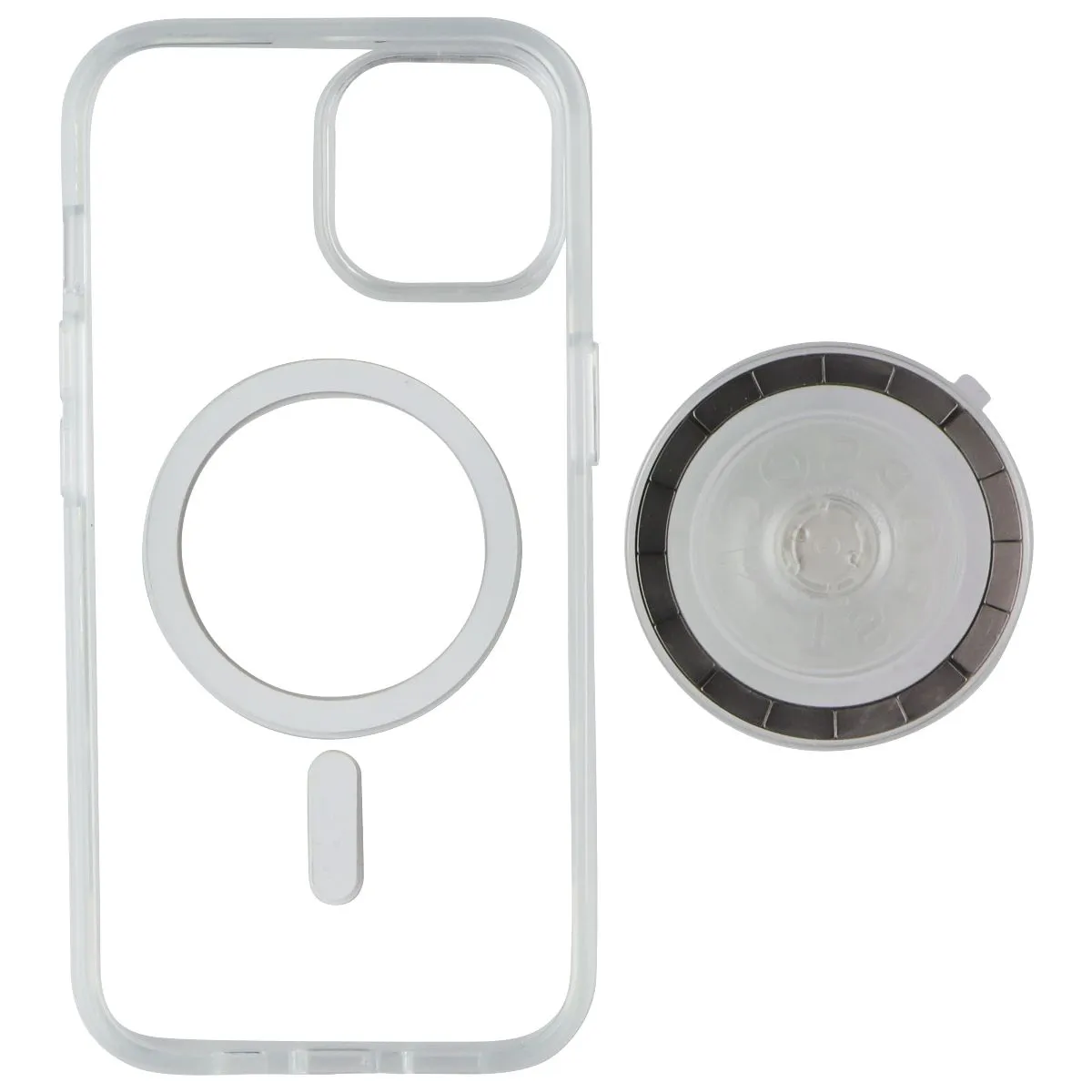 PopSockets PopCase for MagSafe for Apple iPhone 15 - Translucent