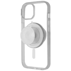 PopSockets PopCase for MagSafe for Apple iPhone 15 - Translucent