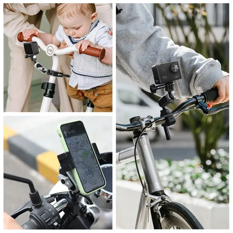 PULUZ Handlebar  Arm Mount with Phone Clamp & Mount Adapter & Long Screw