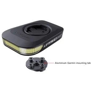 Ravemen FR160 PRO USB Rechargeable Out-Front Front Light with Aluminium Mounting Tab (160 Lumens) - Compatible with Garmin