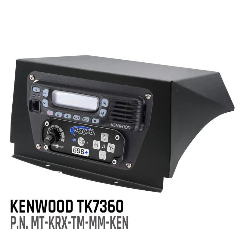 Rugged Radios Kawasaki KRX Multi-Mount Kit - Top Mount - for Rugged Radios UTV Intercoms and Radios - Rugged Radios GMR25