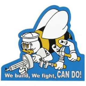 Seabee Magnet, 5"