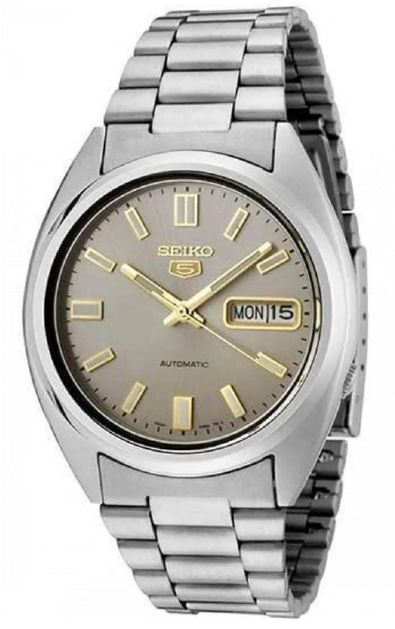 Seiko 5 Sports SNXS75K Silver Stainless Automatic Watch for Men