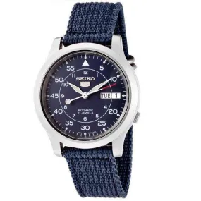 SEIKO SNK807K2 Automatic  Blue Nylon Strap Watch for Men