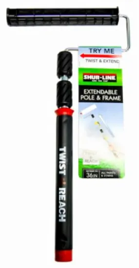 Shur-Line 6630C Twist N' Reach 9" Premium Extension Pole Paint Roller - Quantity of 1