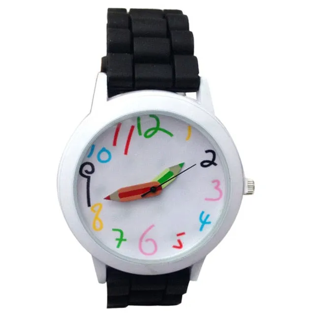 Silicone Watch Woman Fashion Quartz Watch Unisex Boys Children Girl's Beautiful Students All-Match Women Watches Montre Femme