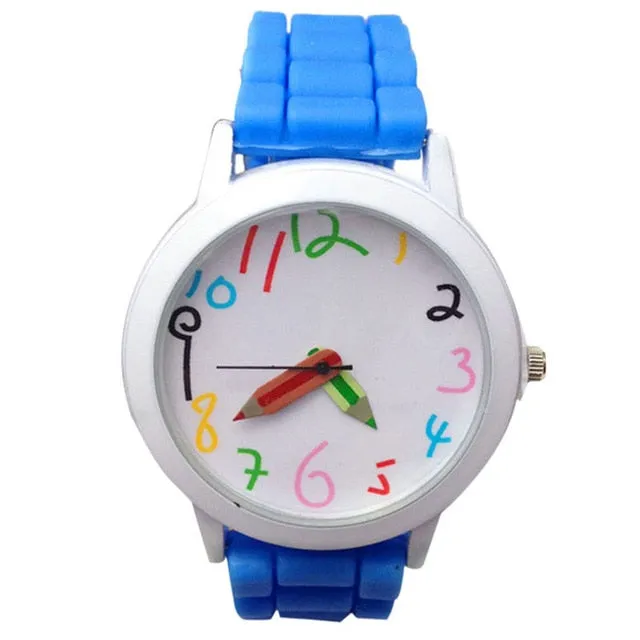 Silicone Watch Woman Fashion Quartz Watch Unisex Boys Children Girl's Beautiful Students All-Match Women Watches Montre Femme