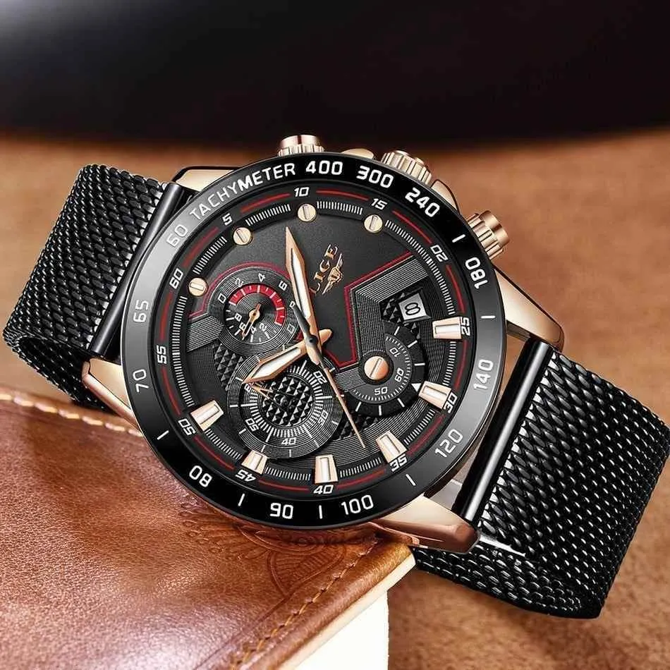 Simple Watches For Men's Casual Mesh Quartz Fashion 9929