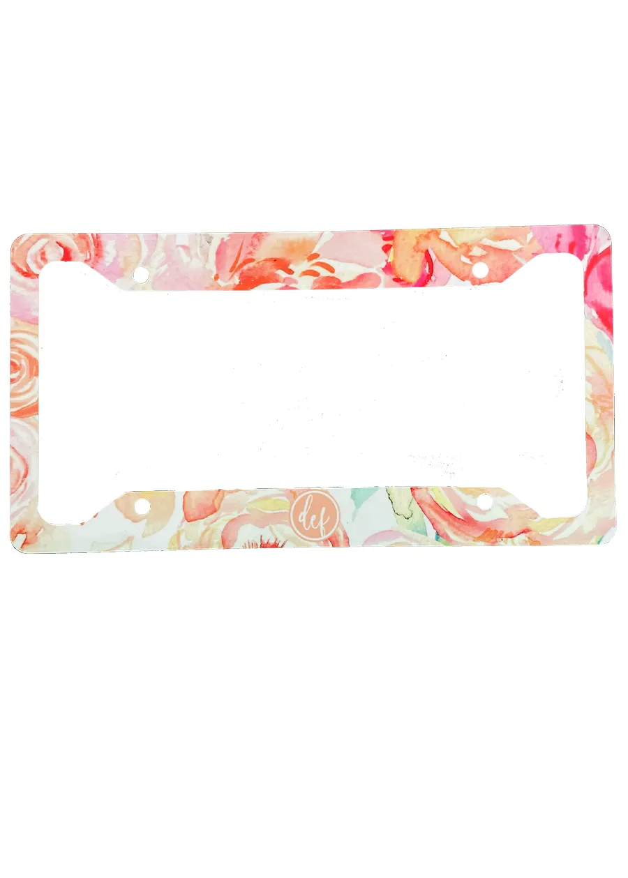 Style F License Frame