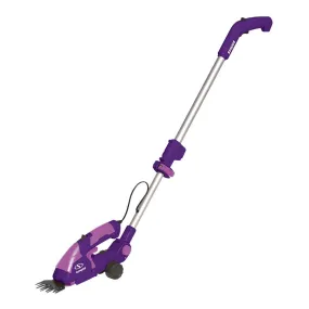 Sun Joe HJ605CC-PRP 2-in-1 Cordless Telescoping Grass Trimmer | 7.2 Volt (Purple)