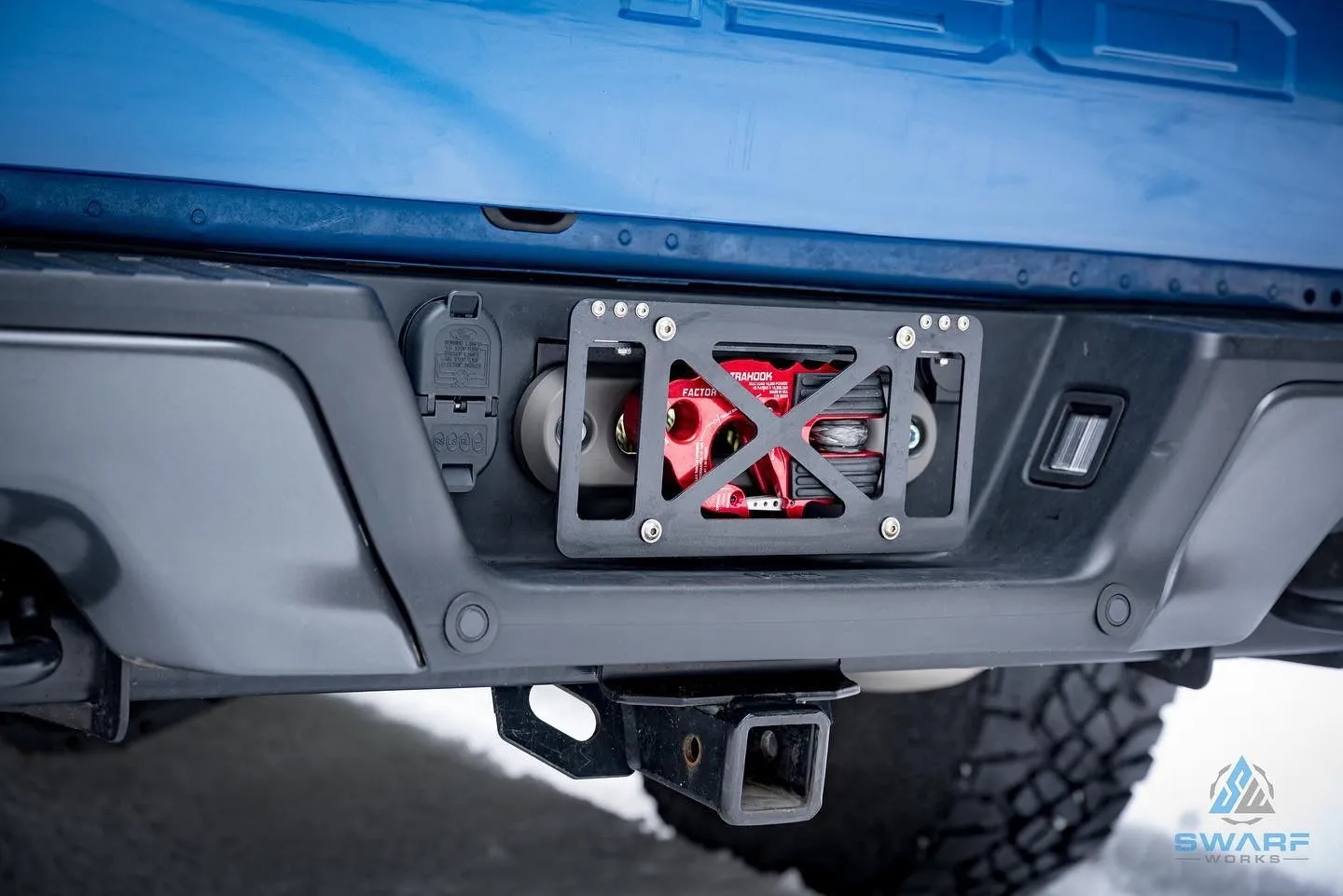 SwarfWorks - Hidden Rear Winch Mount - 2017  Raptor