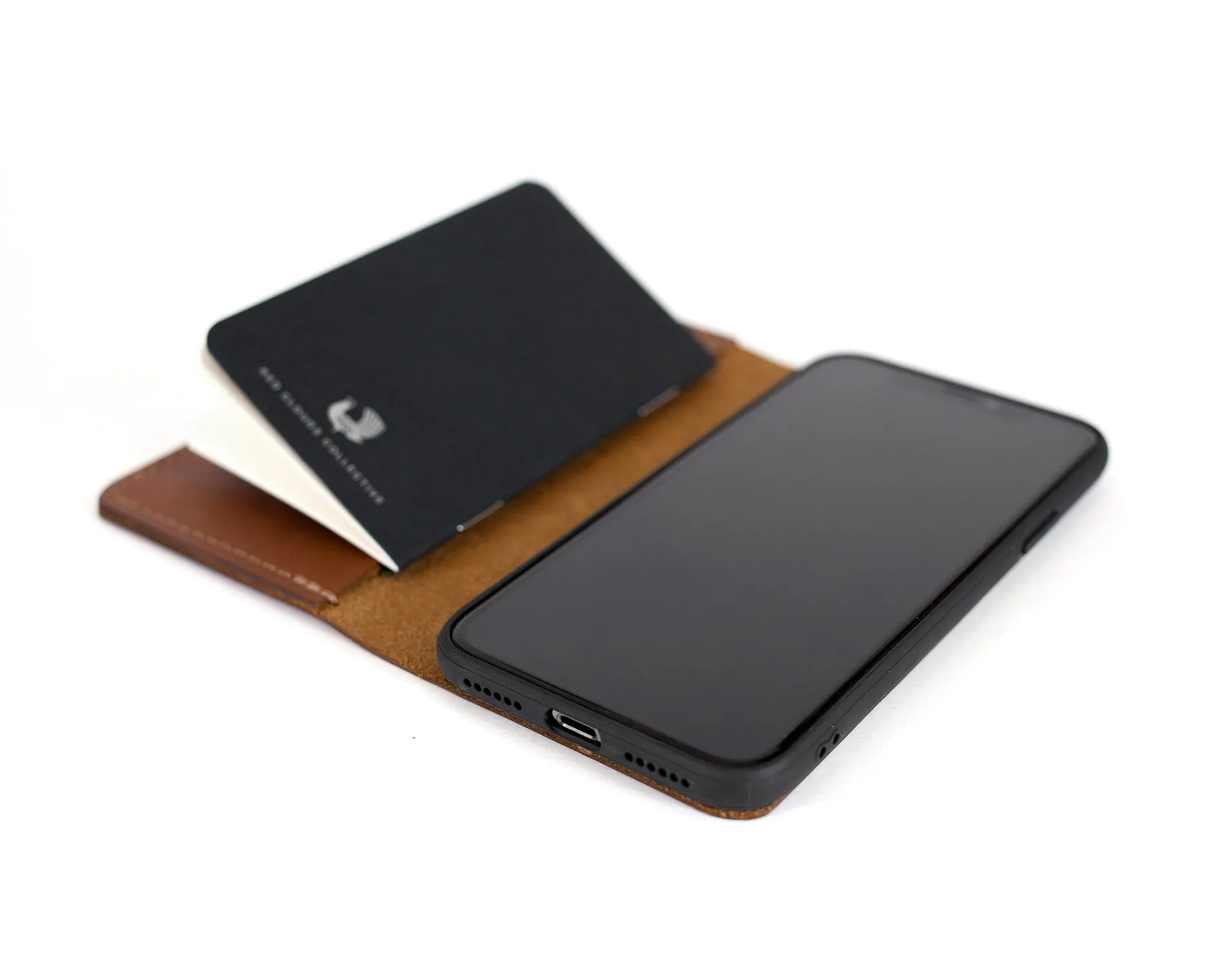 theGOODbook iPhone Wallet - Saddle Tan