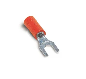 Thomas & Betts Sta-Kon Red Vinyl Insulated Fork Terminals 18RA-10F