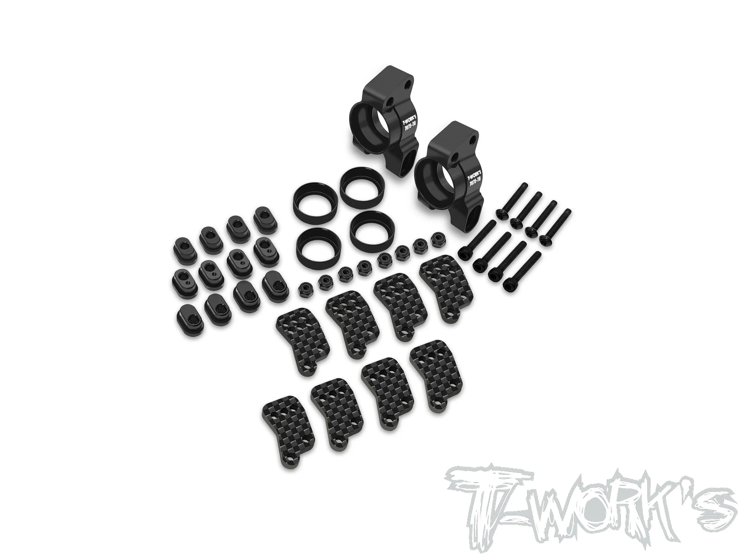 TO-279-B4.1   7075-T6 Alum. Rear Hubs ( For Team Associated RC8 B4.1/B4.1E )