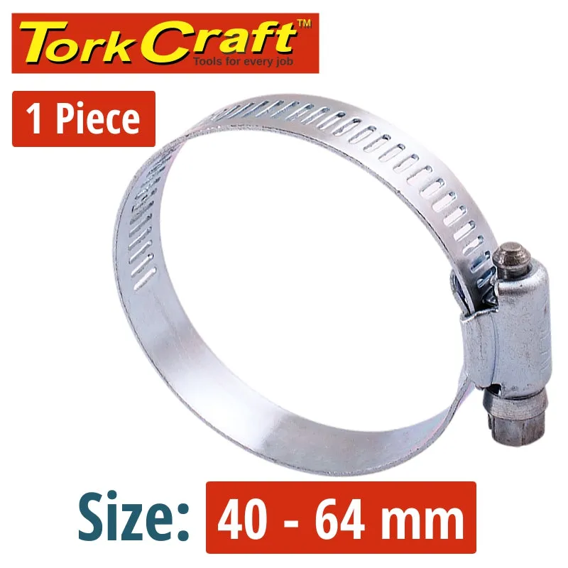 TORK CRAFT HOSE CLAMP 40-64MM EACH K32 HC40-64