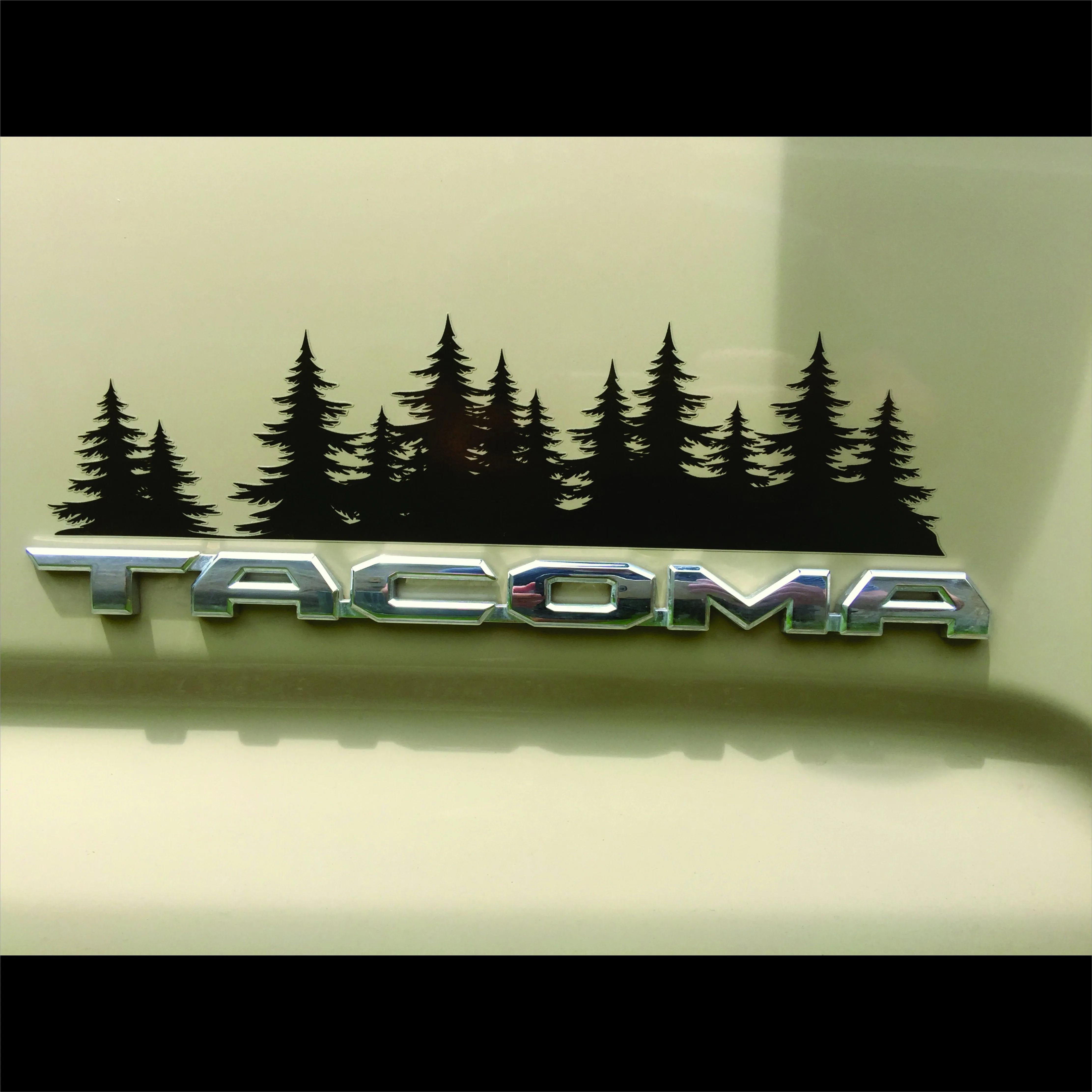 Tree Forest Badge Set, For Toyota Tacoma 2nd or 3rd gen