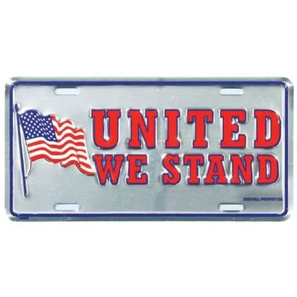 United We Stand License Plate