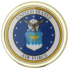 US Air Force USAF Seal Chrome Auto Emblem