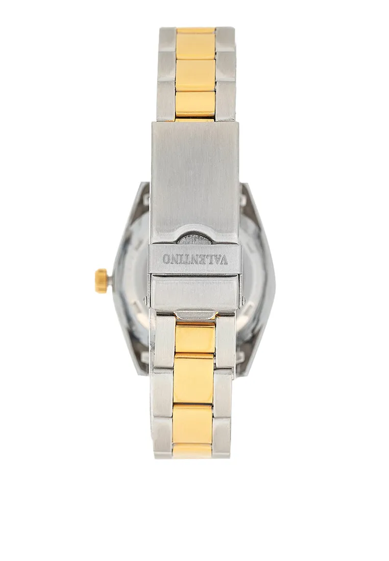 Valentino 20122467-TWO TONE - GOLD DIAL Stainless Steel Strap Analog Watch for Women