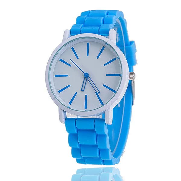 VANSVAR Fashion Women Silicone Watch Hot Casual Quartz Watch Ladies Wrist Watch Relogio Feminino Montre Femme Gift 377